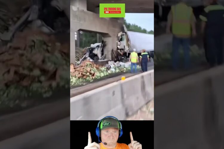 STOP ON A DIME? #derderder #prayers #truckdriver #truckernews #epictruckingfails #trucker #trucking