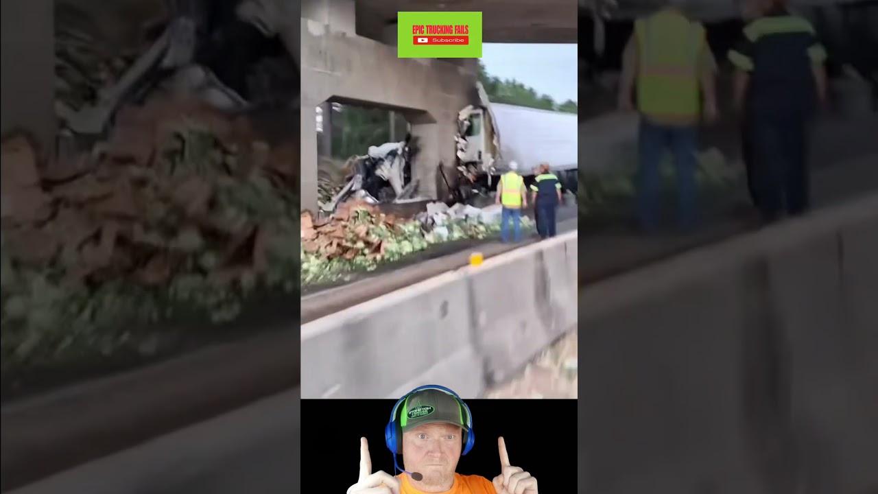 STOP ON A DIME? #derderder #prayers #truckdriver #truckernews #epictruckingfails #trucker #trucking