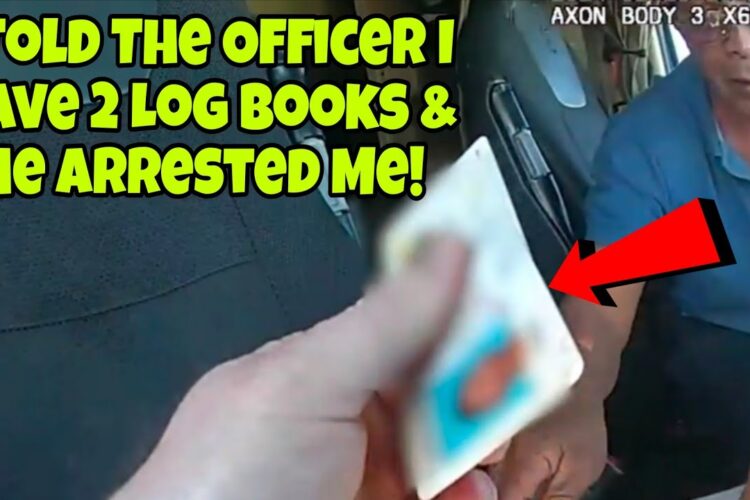Truck Driver Tells Officer He Has Two Log Books & Gets Arrested During Inspection