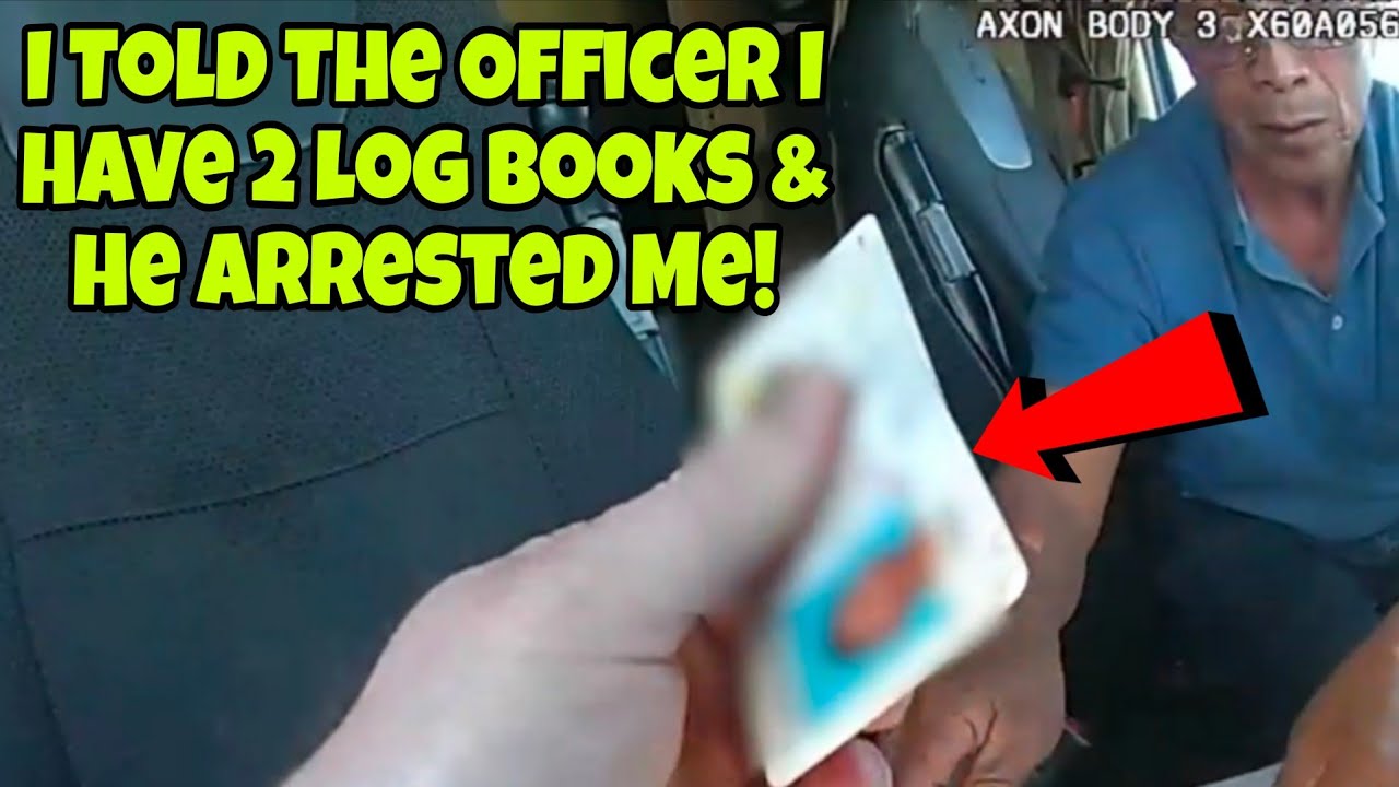 Truck Driver Tells Officer He Has Two Log Books & Gets Arrested During Inspection