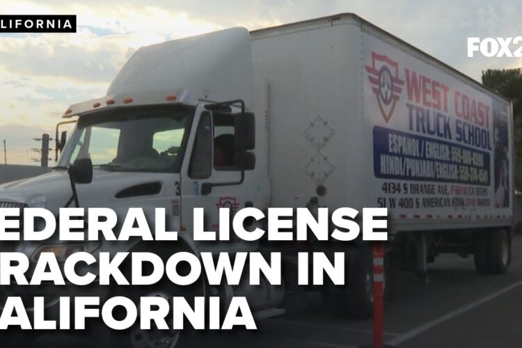 Nearly 20,000 California Truck Drivers Lose Licenses in Federal Crackdown