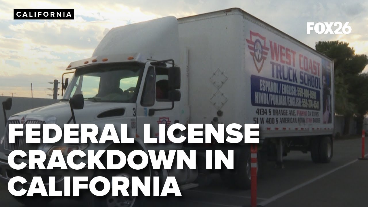 Nearly 20,000 California Truck Drivers Lose Licenses in Federal Crackdown