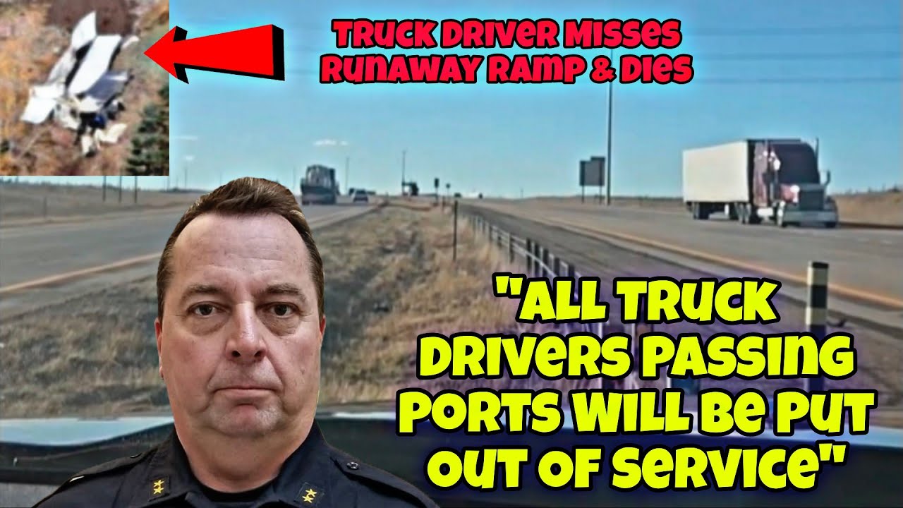 Truck Driver Loses Brakes & Doesn’t Use Runaway Ramp! Sheriff Has Message For All Truck Drivers