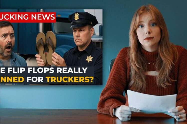 Trucking News: Can Truckers Wear Flip Flops?
