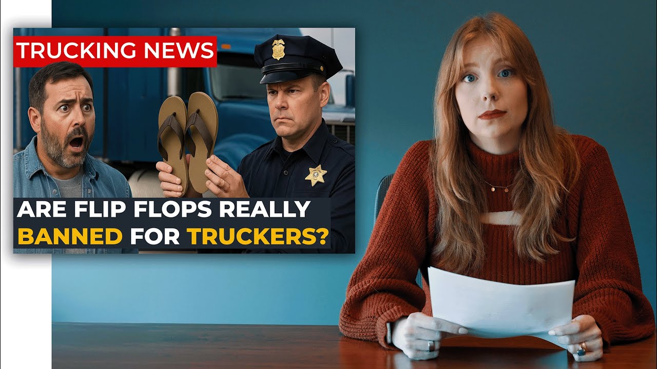 Trucking News: Can Truckers Wear Flip Flops?