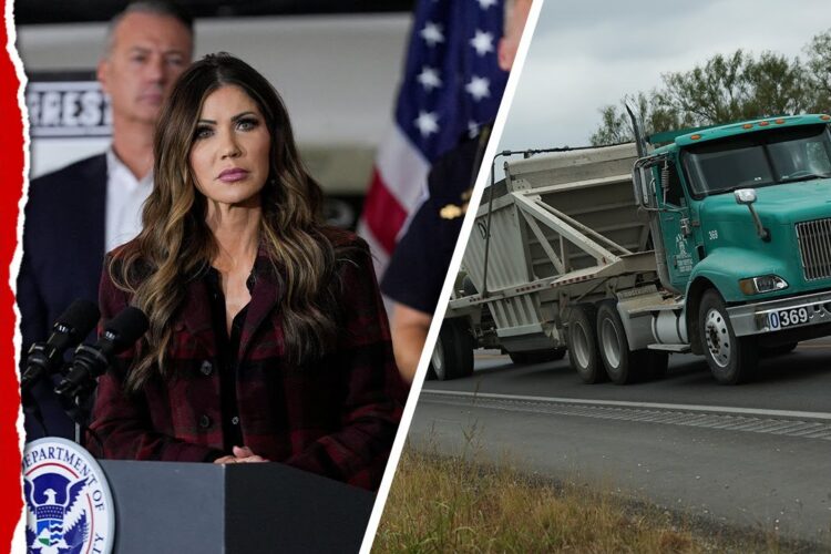 ‘Your Days Are Numbered’: Sec. Noem to Illegal Immigrant Truck Drivers