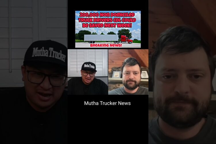 200,000 Non Domiciled Truck Drivers CDL Could Be Saved Next Week!