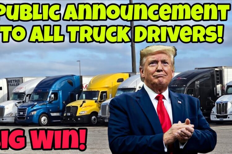 Big Win! Public Announcement To All Truck Drivers In America!!! Great Job Everyone