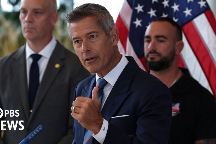 WATCH LIVE: Transportation Secretary Duffy holds news conference on big rig drivers