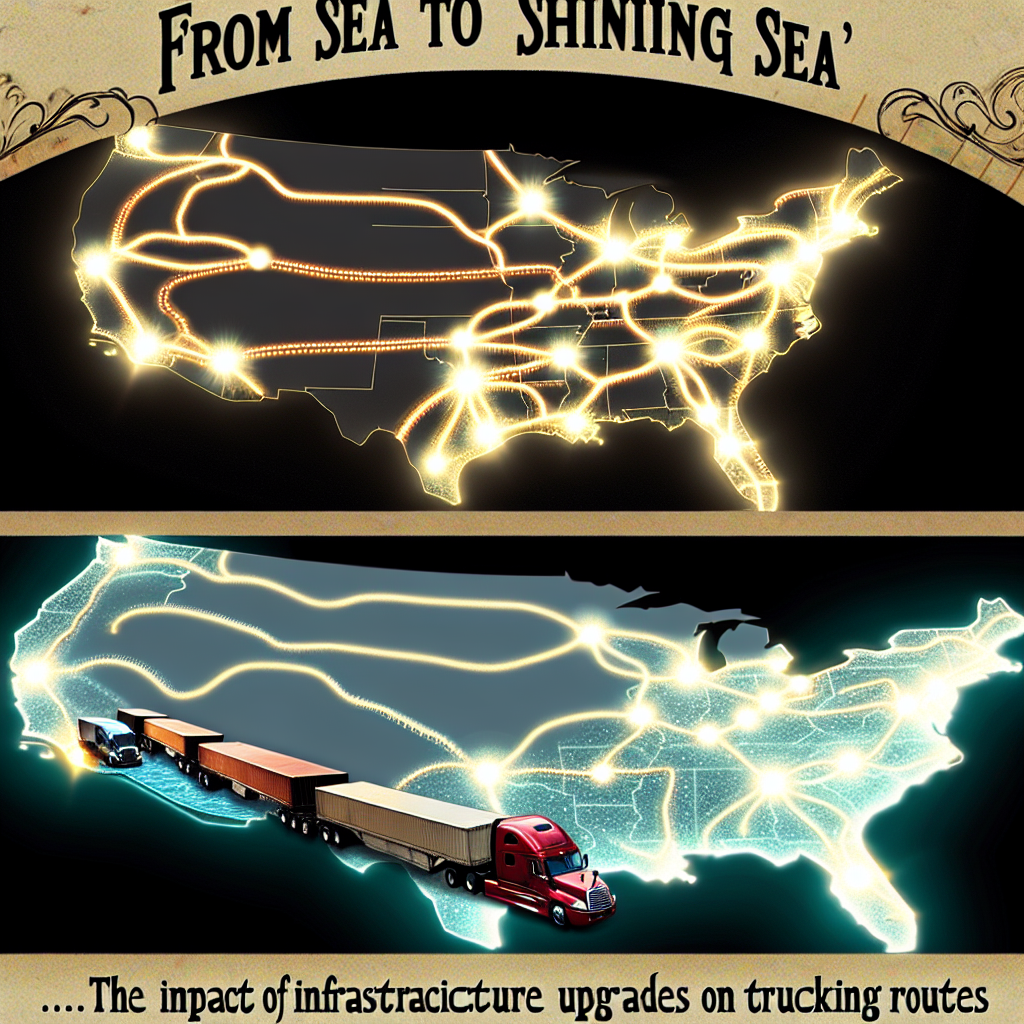 From Sea to Shining Sea: The Impact of Infrastructure Upgrades on Trucking Routes