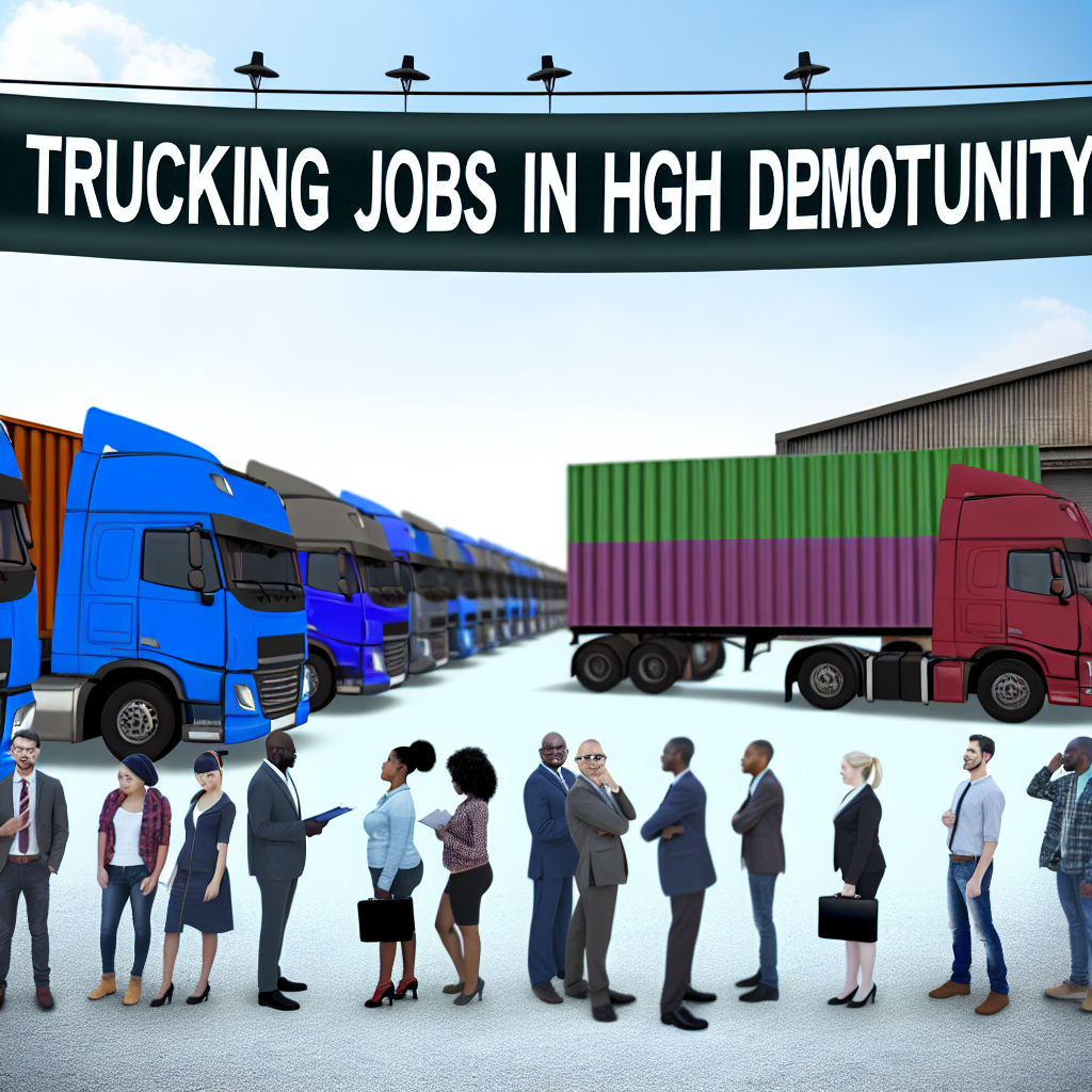 Revving Up Opportunities: Why Trucking Jobs Are in High Demand