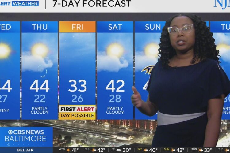 Weather drying out this week in Maryland