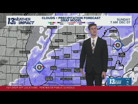 13 ON YOUR SIDE Forecast: Snow Sunday morning