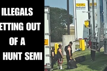 Illegals Getting Out Of a JB Hunt Truck | Bonehead Truckers