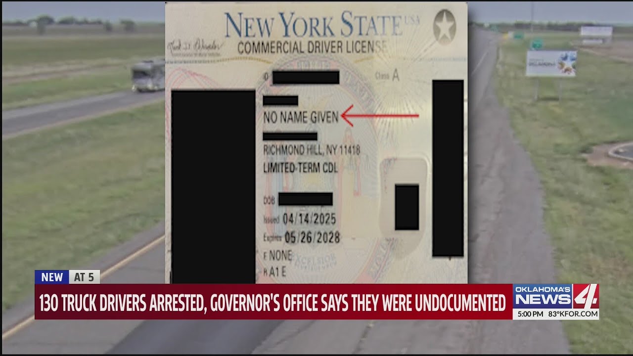 130 truck drivers arrested, governor’s office says they were undocumented