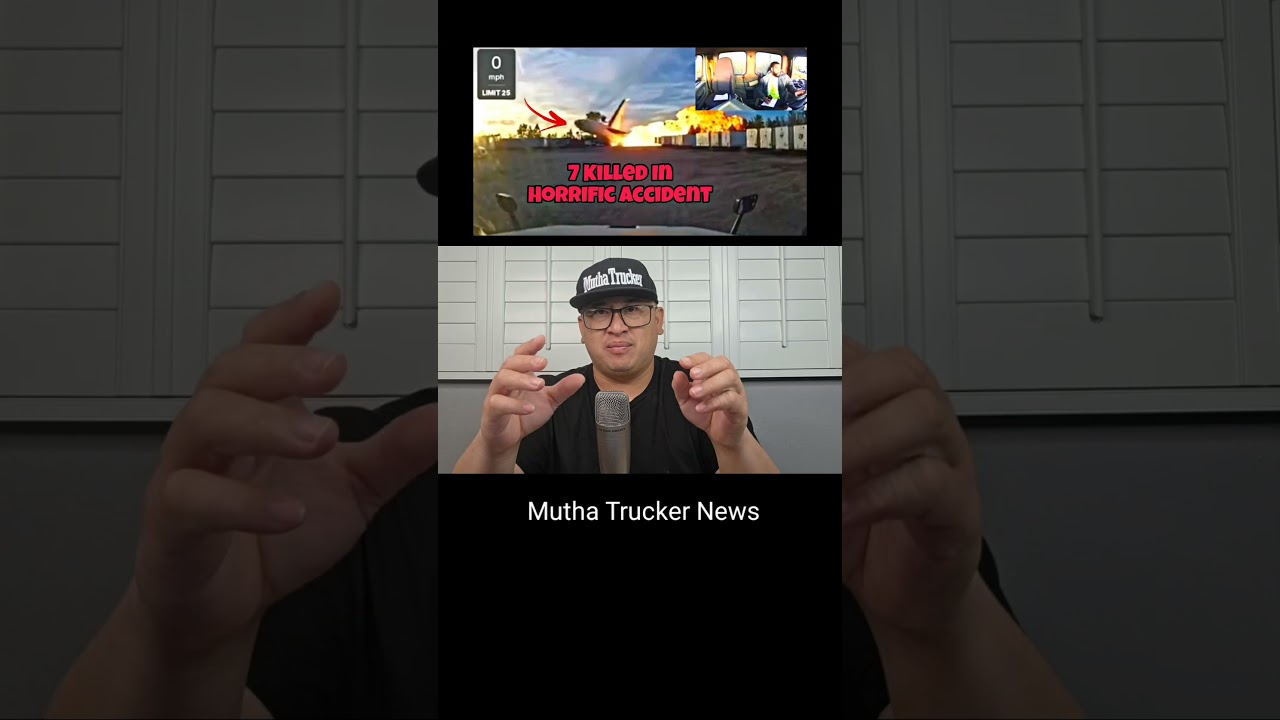 Breaking News! Truck Driver Dashcam Witnesses UPS Major Accident