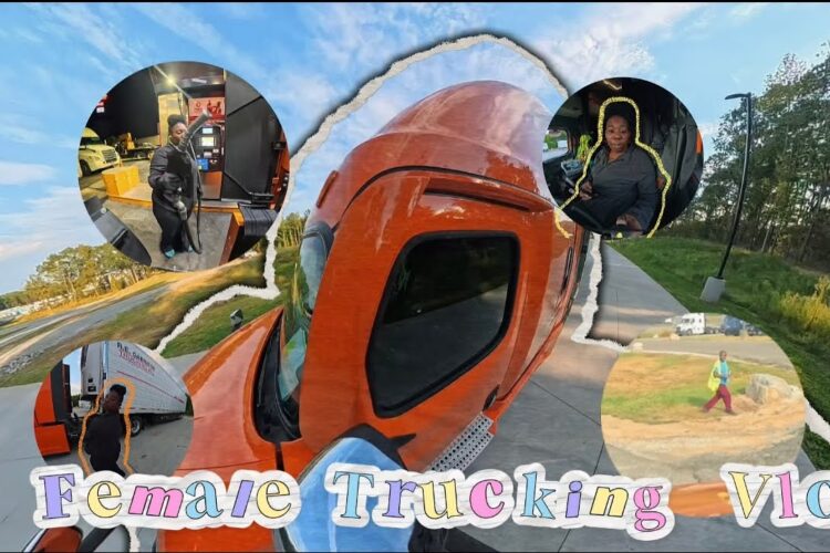 “Day in the Life of a Female Trucker 🚛 | Over the Road Vlog”