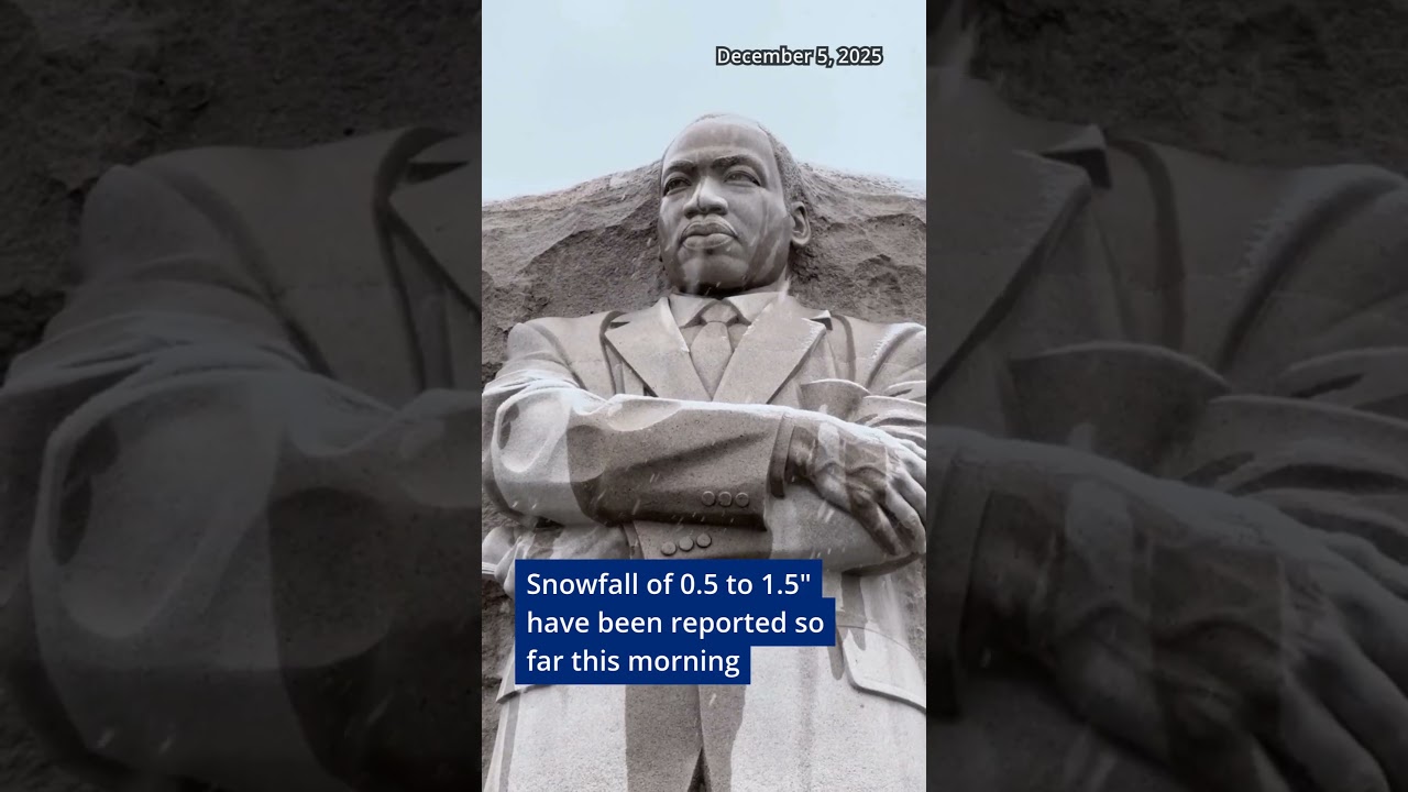 First winter snowfall in D.C. 2025