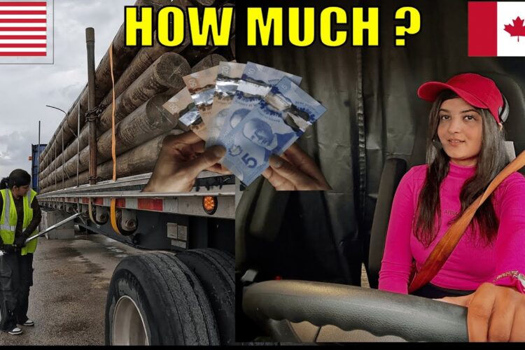 HOW MUCH I MADE IN A DAY AS A TRUCKER GIRL?  💵 🚛 💥 SHOCKING!