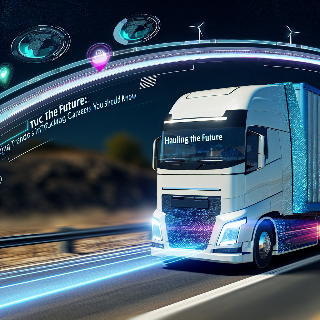 Hauling the Future: Emerging Trends in Trucking Careers You Should Know