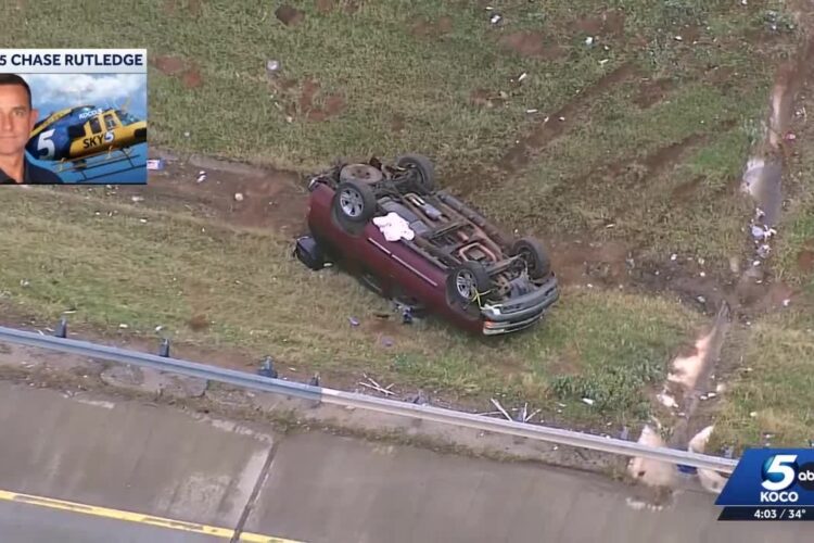 Icy roads cause crashes and traffic backups across OKC metro on Monday