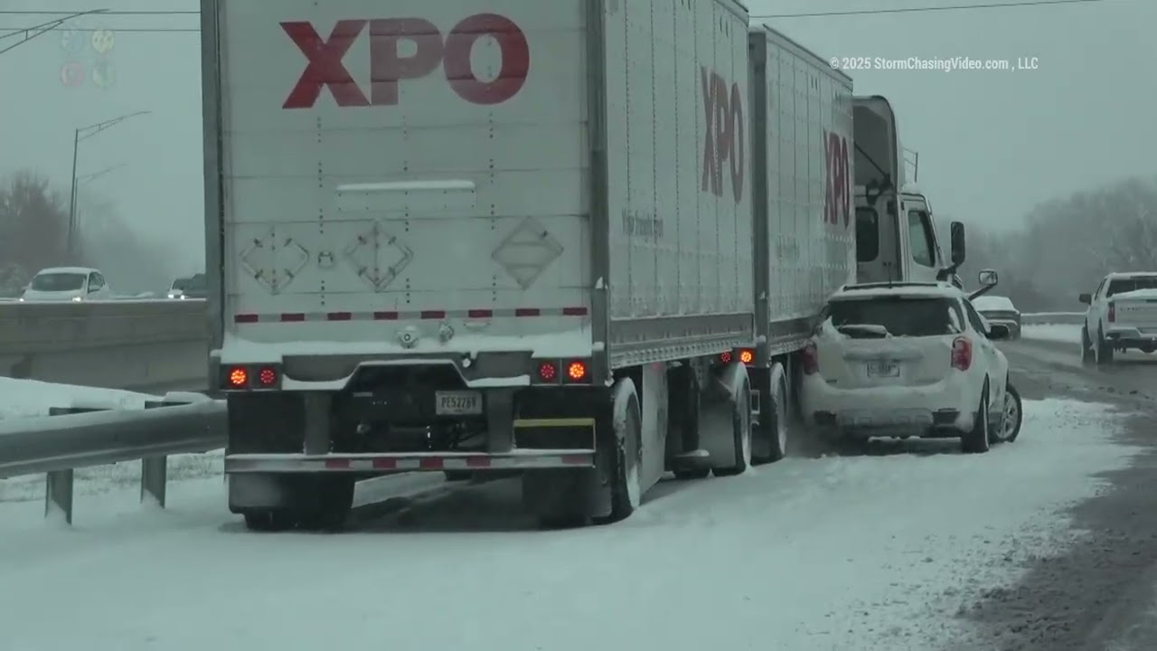 Kansas City, MO Metro First Major Snow Causes Slick Roads And Hazards