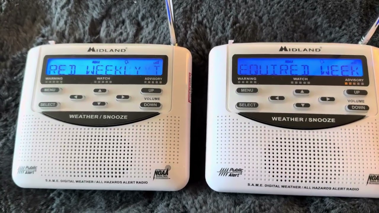 NOAA Weather Radio Required Weekly Test