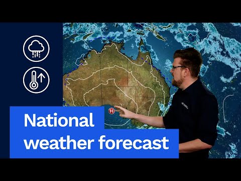 National Weather Forecast Mon 1 December 2025: Showers in the south-east, hot and sunny elsewhere