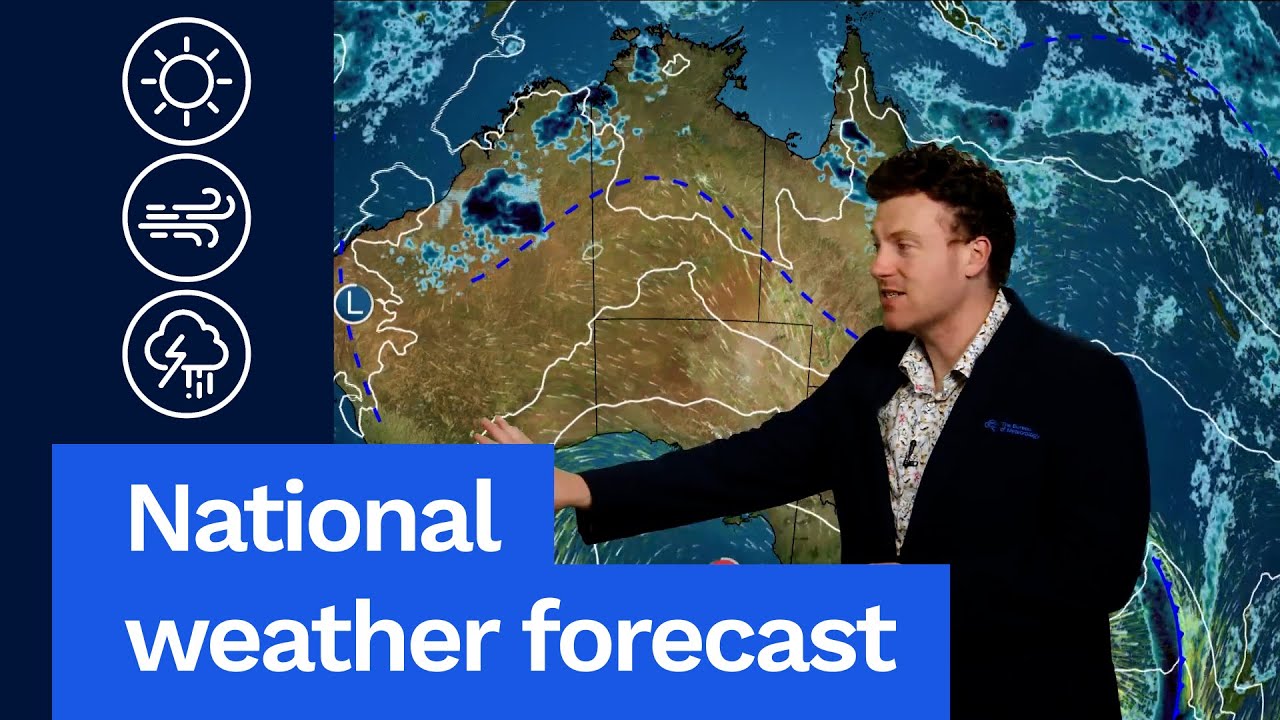 National Weather Forecast: Stormy weather for northern states, sunny in the south