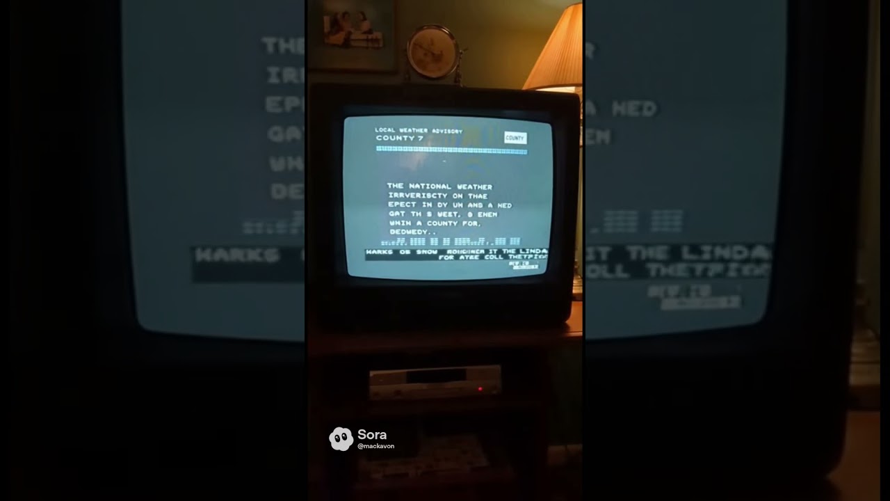 National Weather Service #analoghorror #sora #horror #horrorfilm #edit #horrorgenre #analog