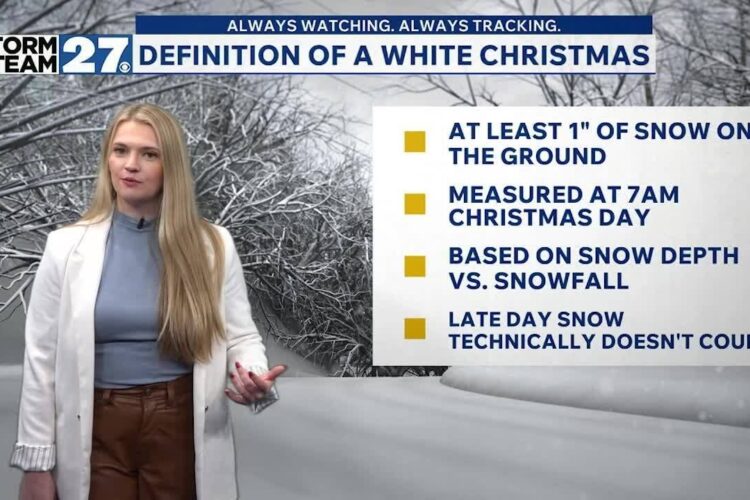 Odds of seeing a White Christmas in the Valley