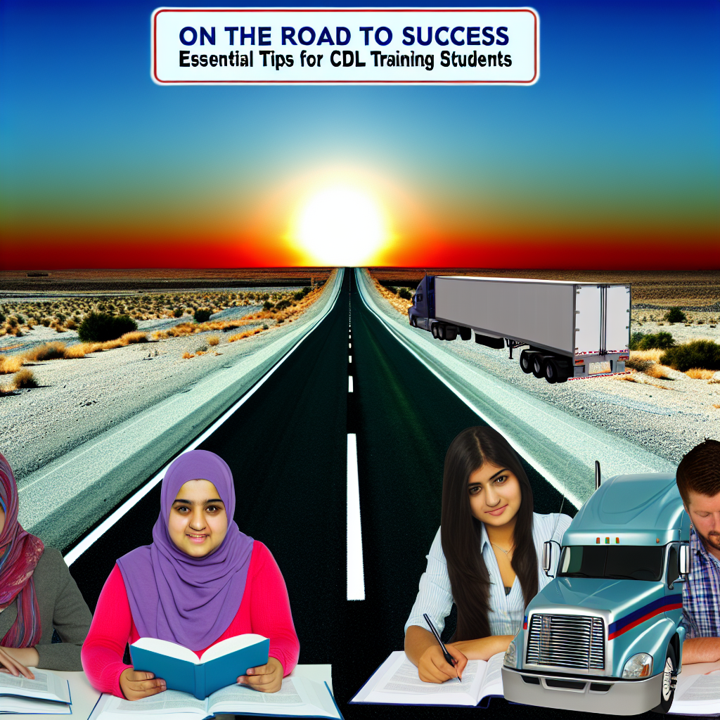 On the Road to Success: Essential Tips for CDL Training Students