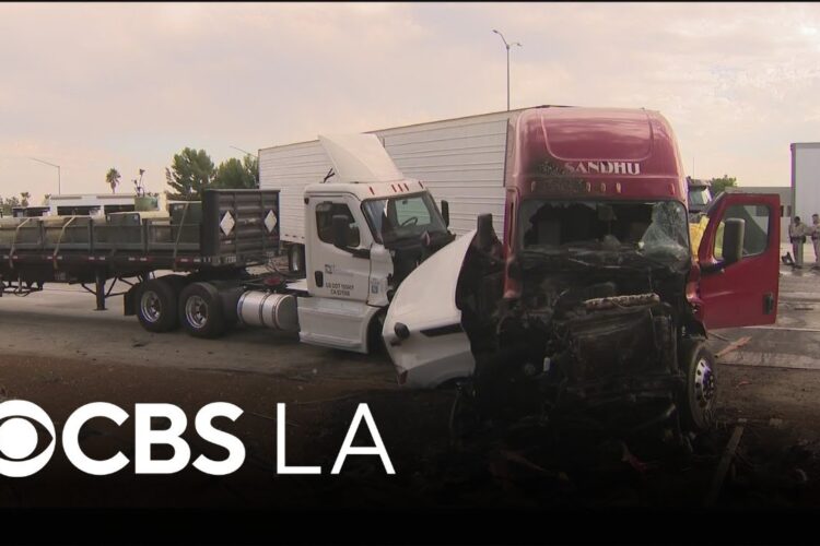 Semi-truck driver arrested for deadly crash on 10 Freeway in Ontario