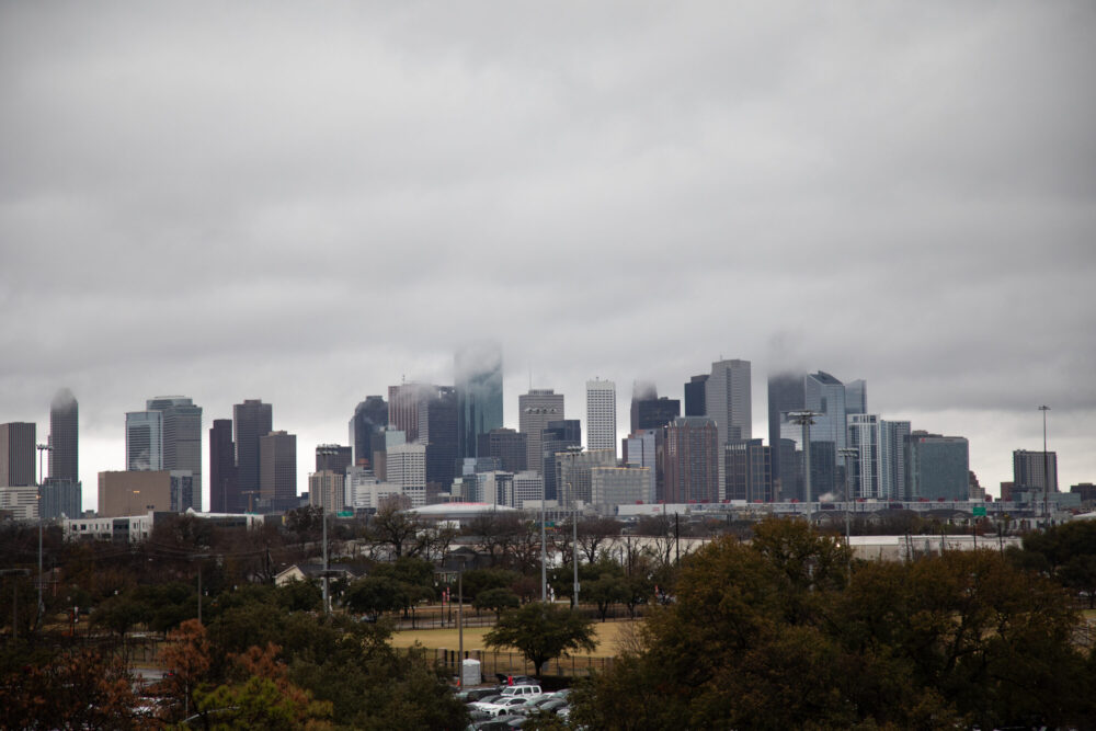 Houston Gloomy Skyline