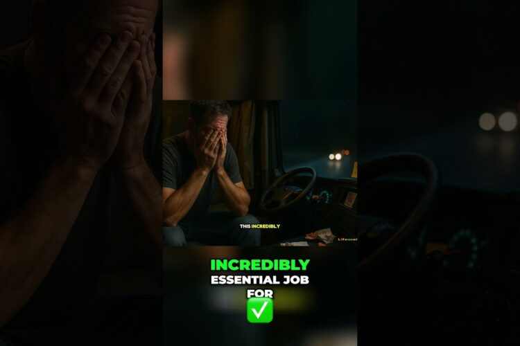 Truckers Feel Invisible – The Hidden Mental Toll of Life on the Road #shorts