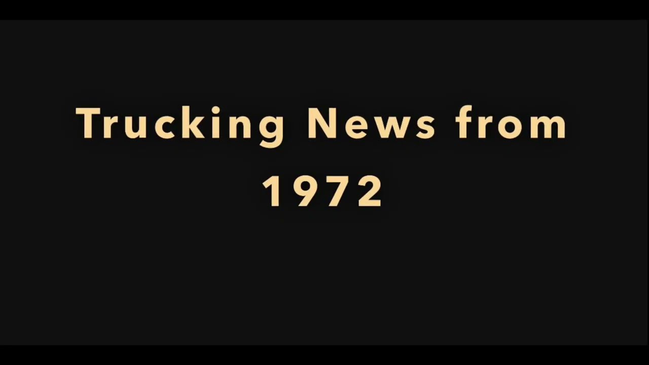 Trucking News from 1972