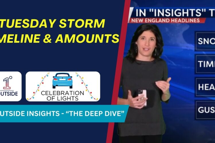 Tuesday Storm Timeline: Rain/Snow Line, Heavy Wet Snow Inland, Coastal Burst of Wind