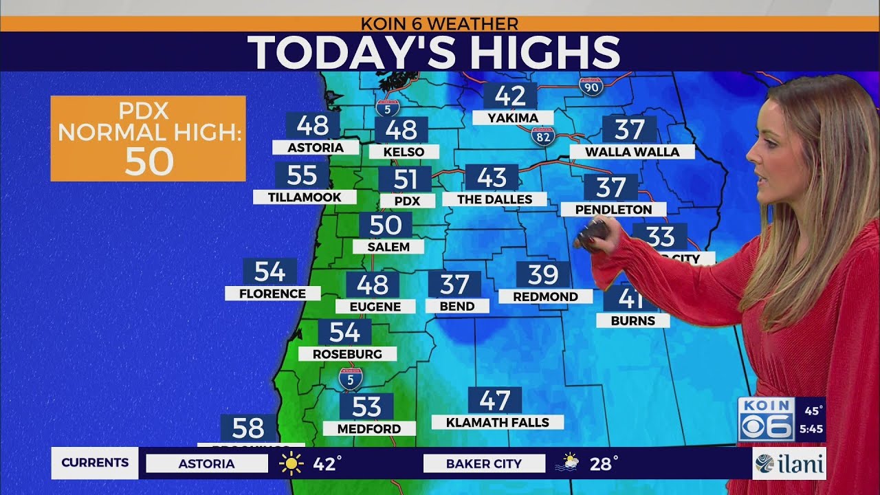 Weather forecast: Cooler temps on the way around Portland metro