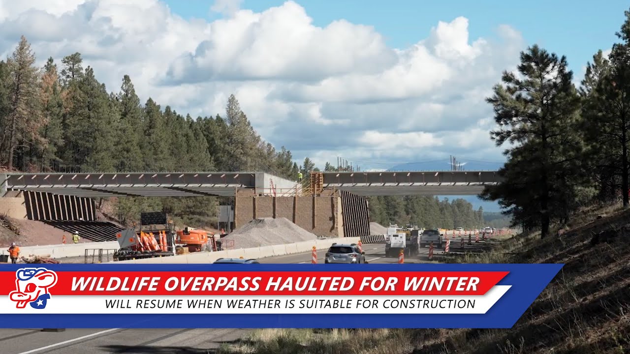 Wildlife Overpass Construction Pauses For Winter | KAFF News Extra