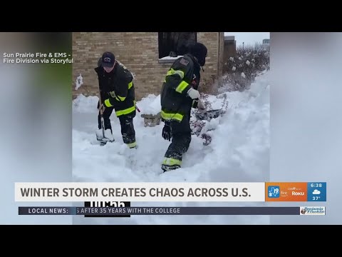 Winter storm creates chaos across U.S.