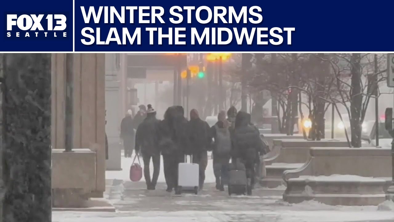 Winter storm dumps heavy snow across Midwest, causing major travel delays